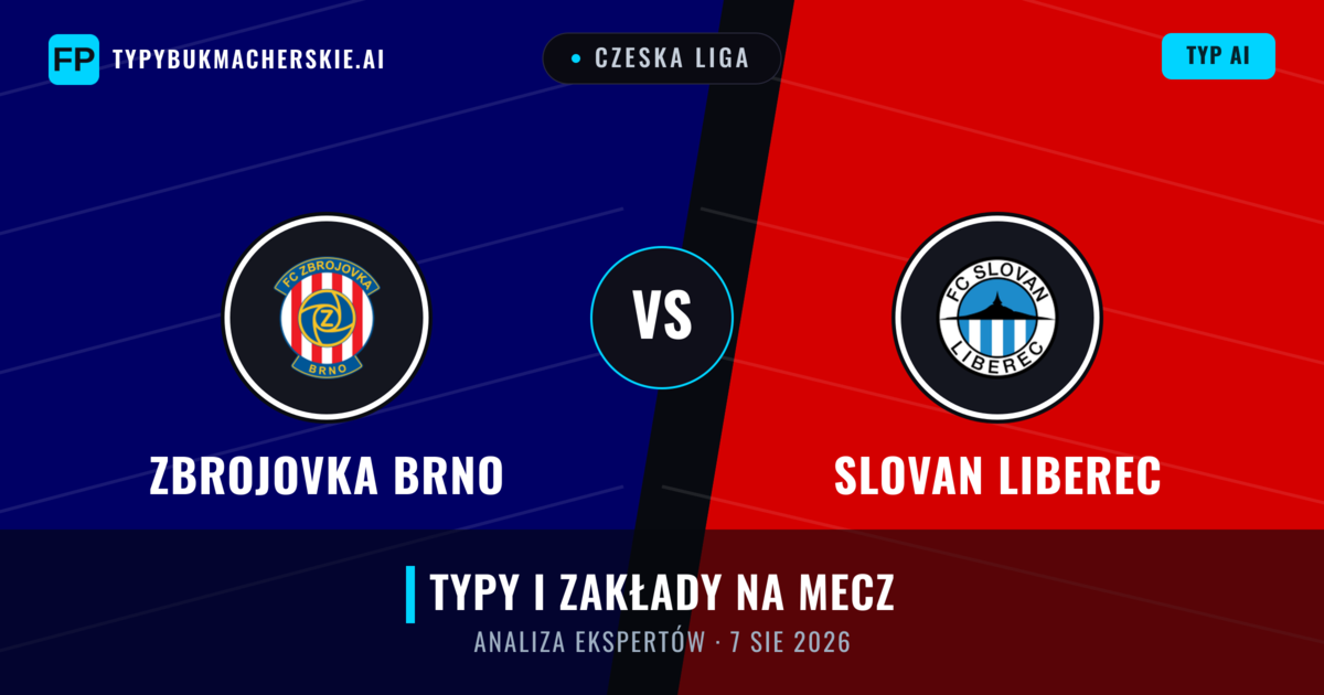 Zbrojovka Brno vs Slovan Liberec — typy i zapowiedź meczu