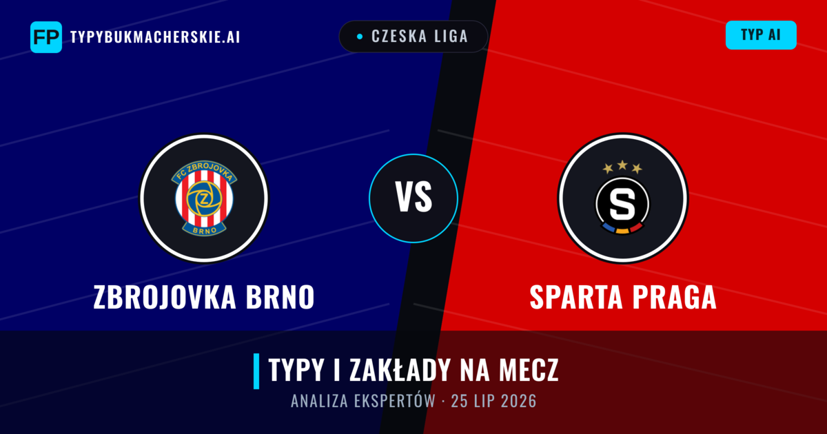 Zbrojovka Brno vs Sparta Praga — typy i zapowiedź meczu