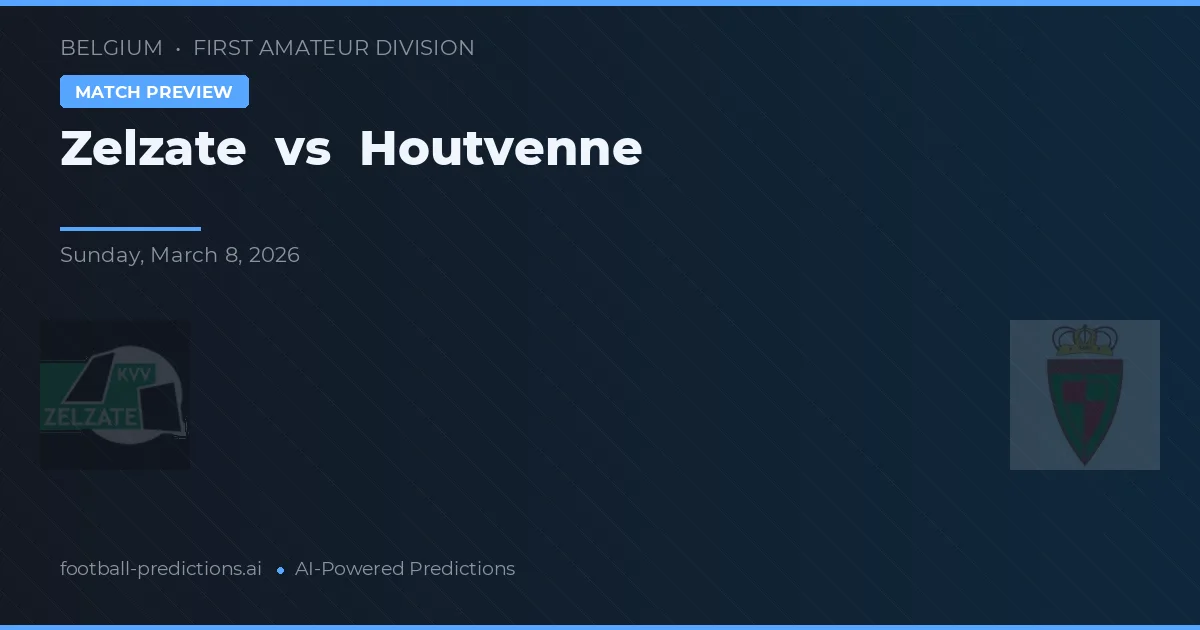 Zelzate vs Houtvenne — typy i zapowiedź meczu