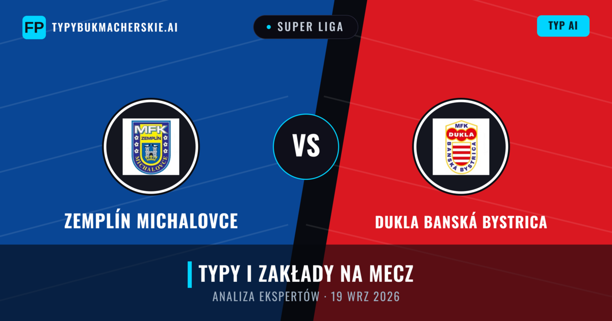 Zemplín Michalovce vs Dukla Banská Bystrica — typy i zapowiedź meczu