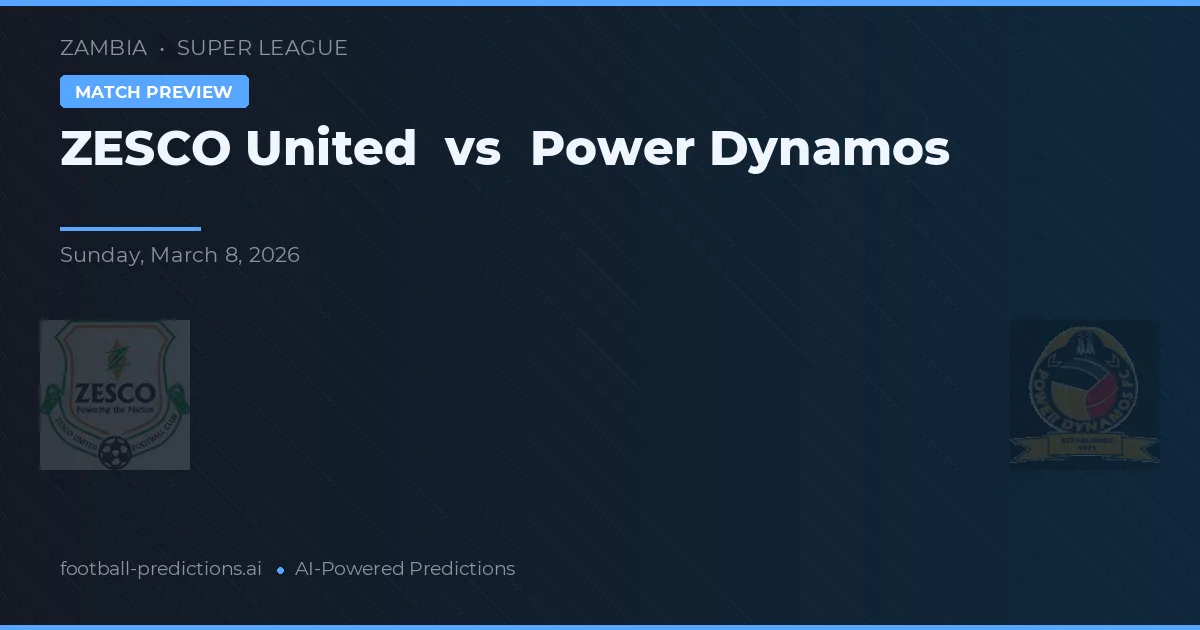 ZESCO United vs Power Dynamos — typy i zapowiedź meczu