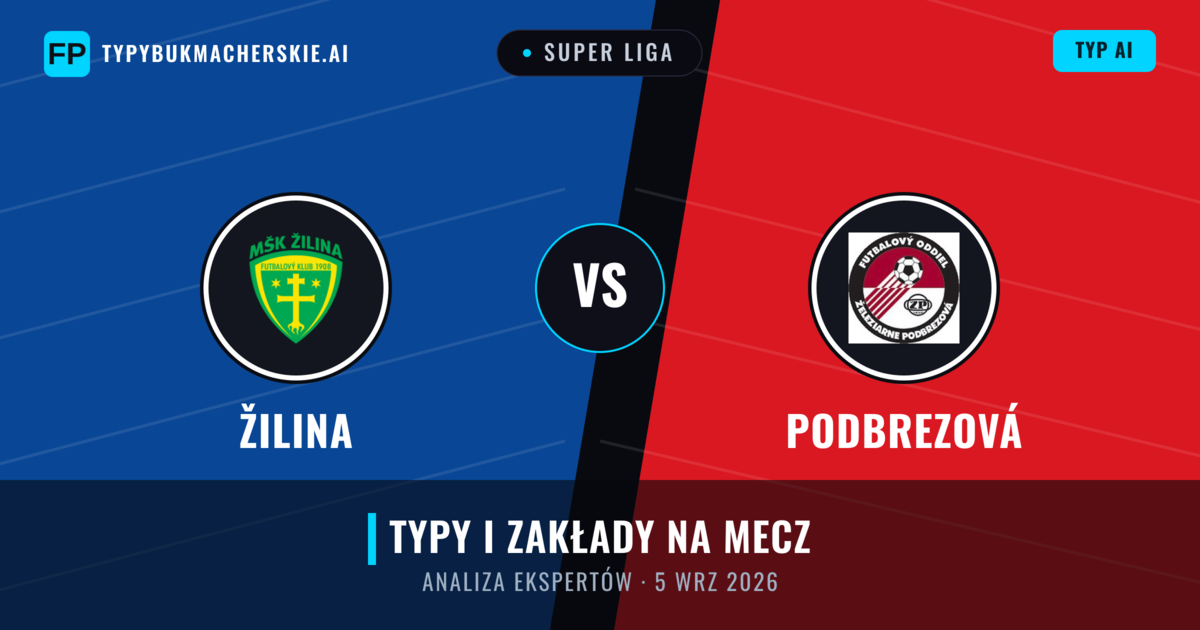 Žilina vs Podbrezová — typy i zapowiedź meczu