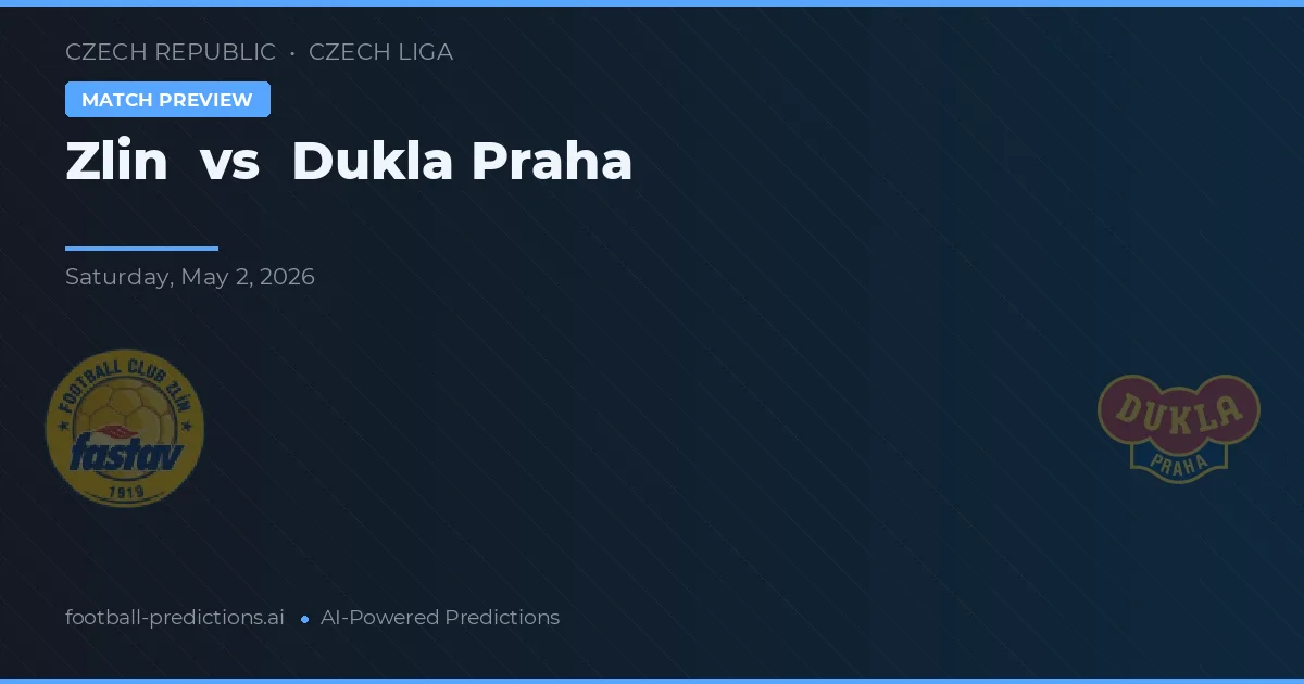 Zlín vs Dukla Praga — typy i zapowiedź meczu