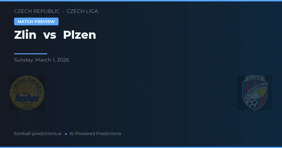 Zlín vs Plzeň — typy i zapowiedź meczu