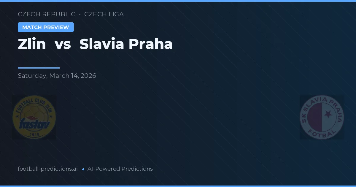 Zlín vs Slavia Praga — typy i zapowiedź meczu