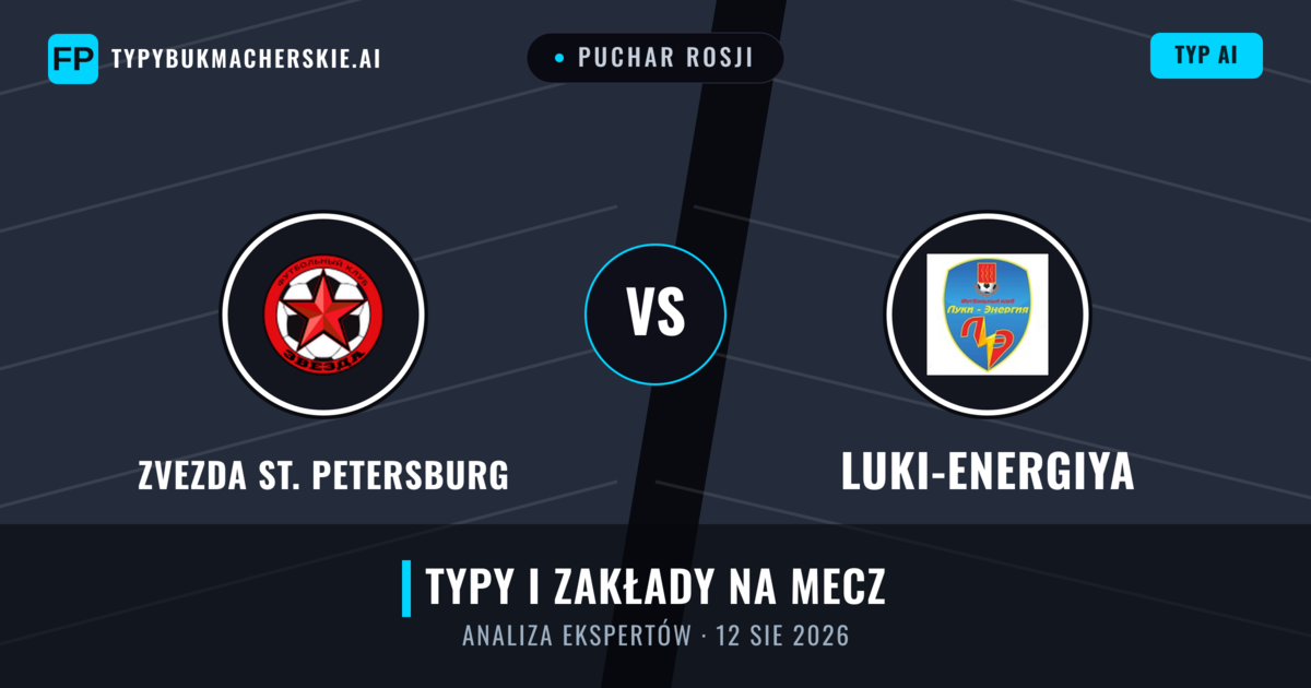 Zvezda St. Petersburg vs Luki-Energiya — typy i zapowiedź meczu