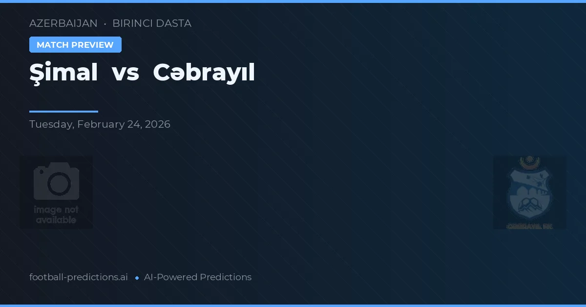 Şimal vs Cəbrayıl — typy i zapowiedź meczu