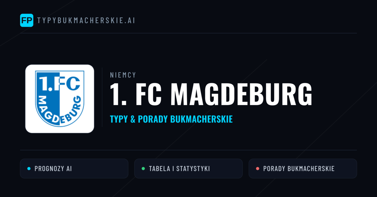 1. FC Magdeburg Typy i statystyki