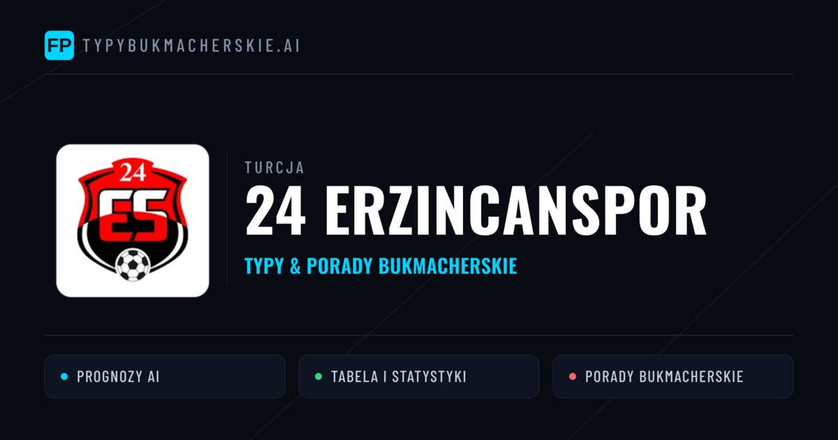 24 Erzincanspor Typy i statystyki