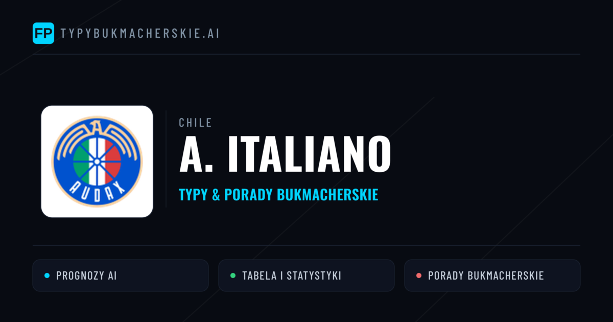 A. Italiano Typy i statystyki