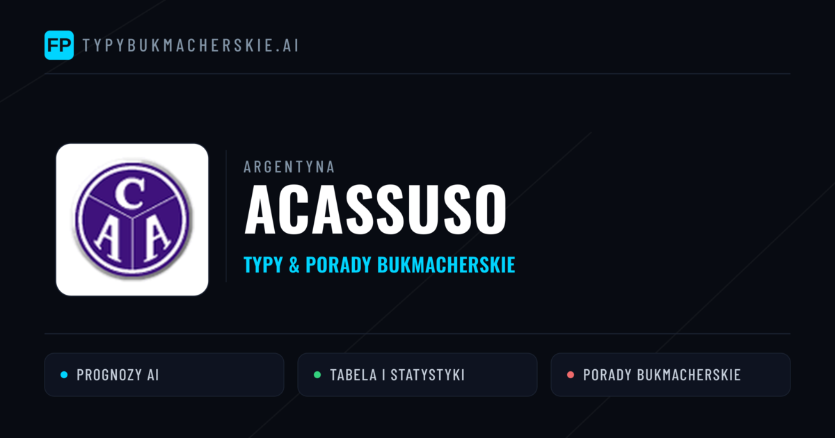 Acassuso Typy i statystyki