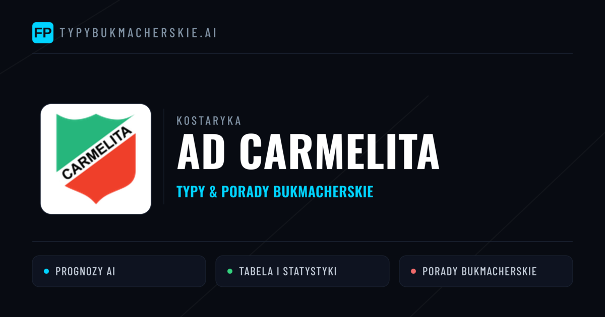 AD Carmelita Typy i statystyki