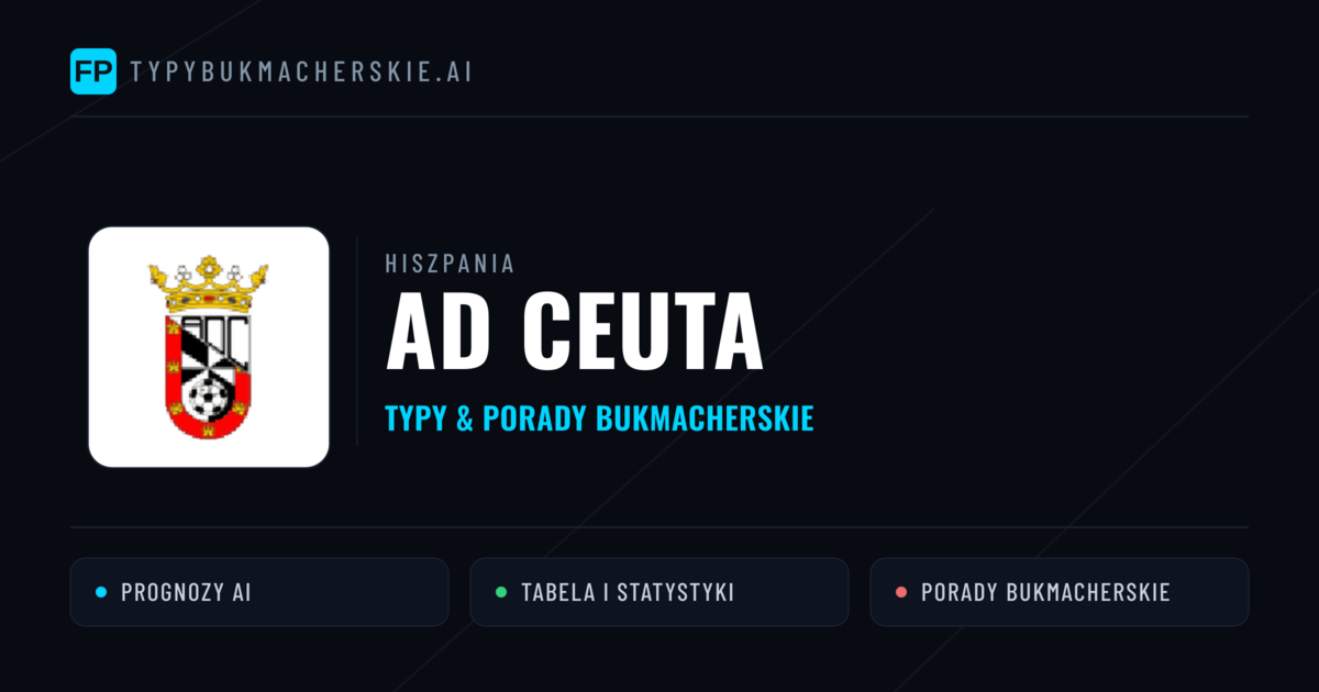 AD Ceuta Typy i statystyki