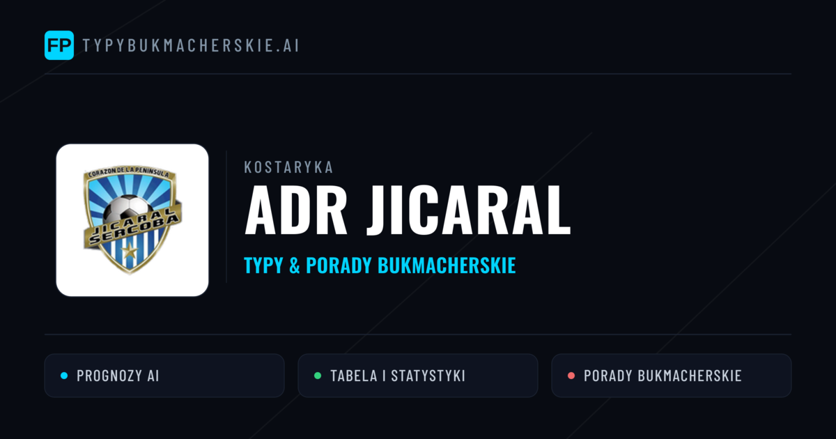 ADR Jicaral Typy i statystyki