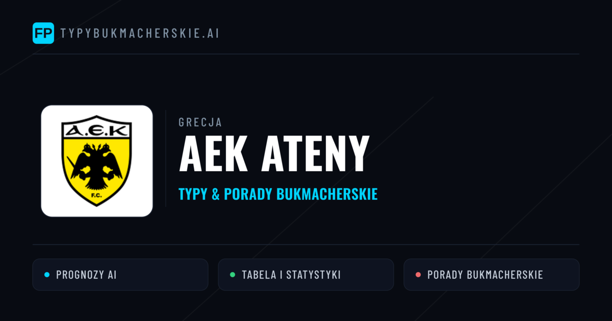 AEK Ateny Typy i statystyki