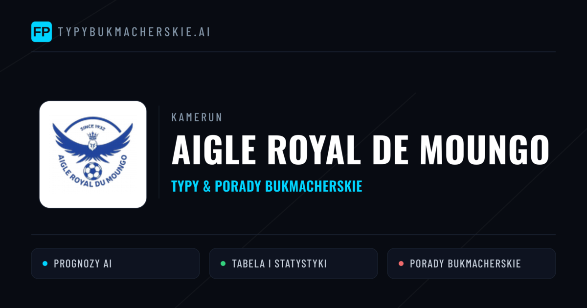 Aigle Royal de Moungo Typy i statystyki
