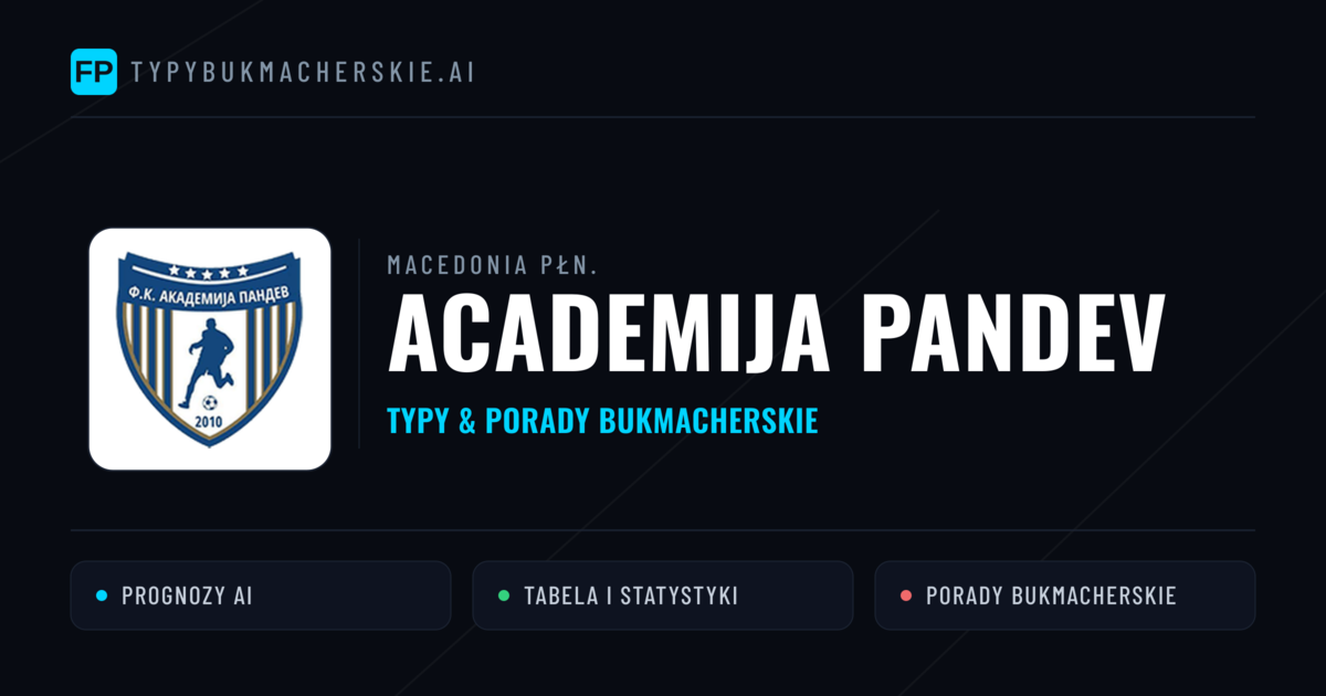 Academija Pandev Typy i statystyki