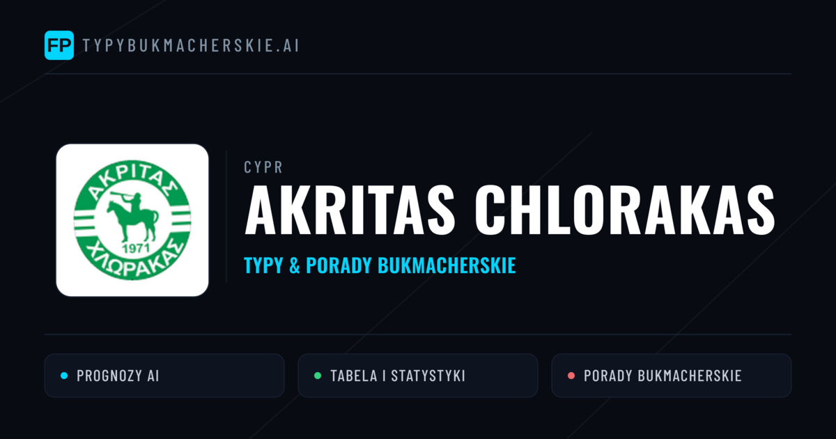 Akritas Chlorakas Typy i statystyki