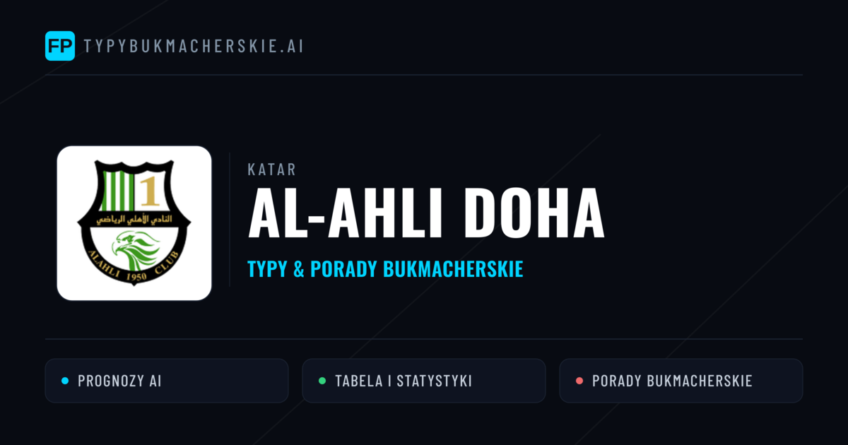 Al-Ahli Doha Typy i statystyki