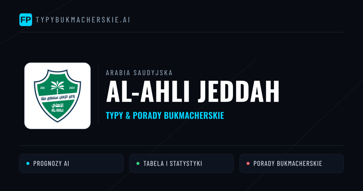 Al-Ahli Jeddah Typy i statystyki