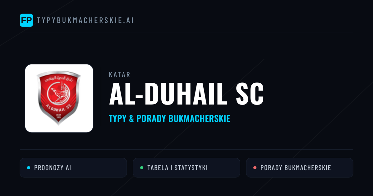 Al-Duhail SC Typy i statystyki