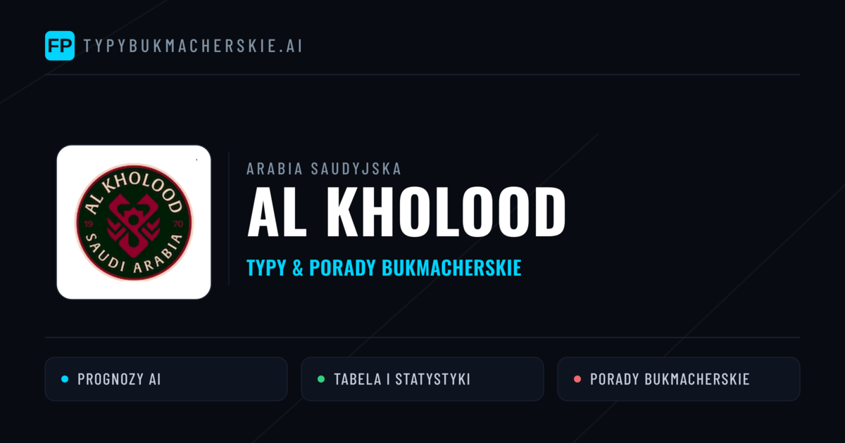 Al Kholood Typy i statystyki