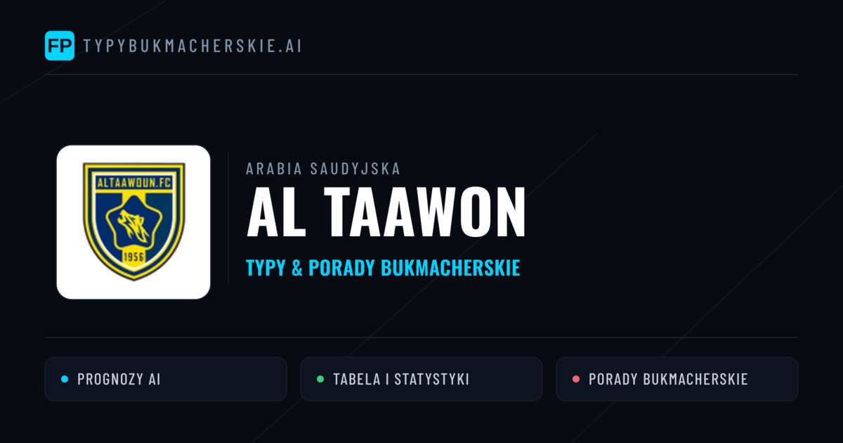 Al Taawon Typy i statystyki