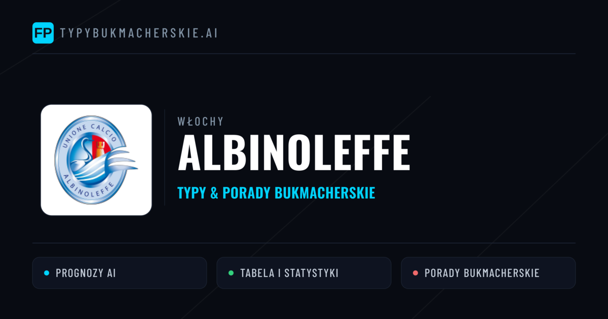 Albinoleffe Typy i statystyki