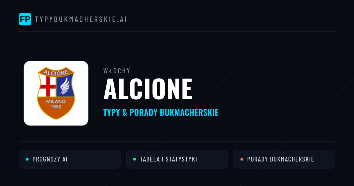 Alcione Typy i statystyki