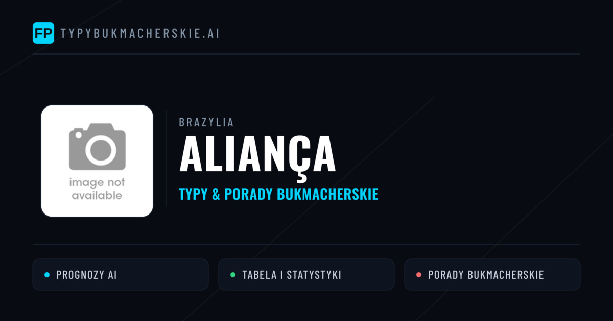 Aliança Typy i statystyki