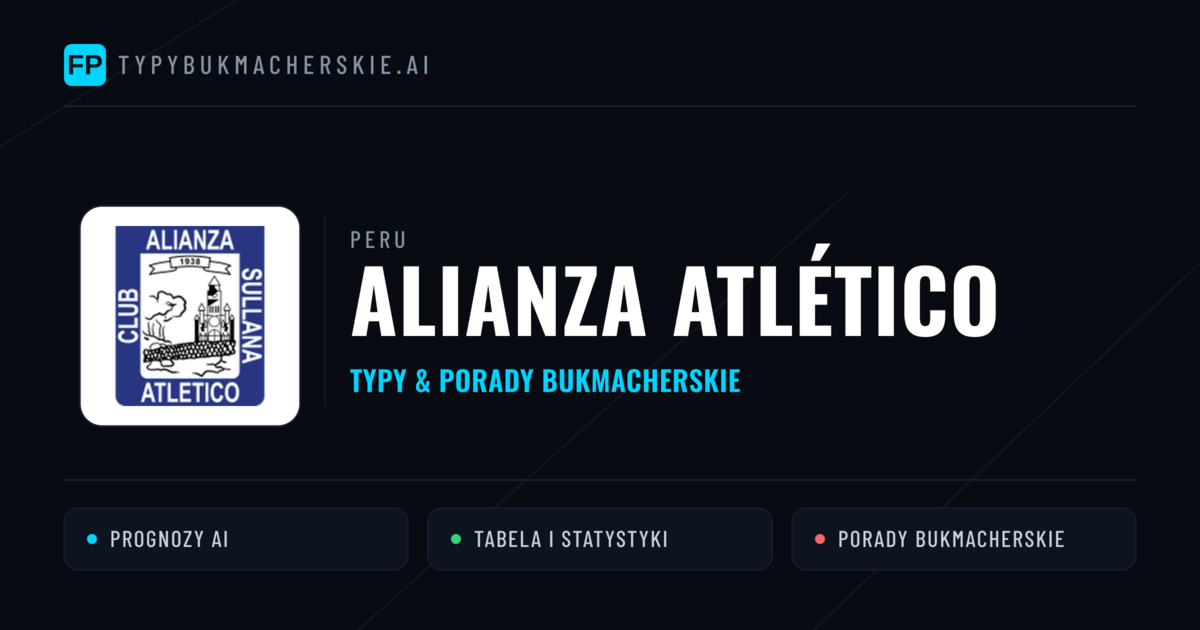 Alianza Atlético Typy i statystyki