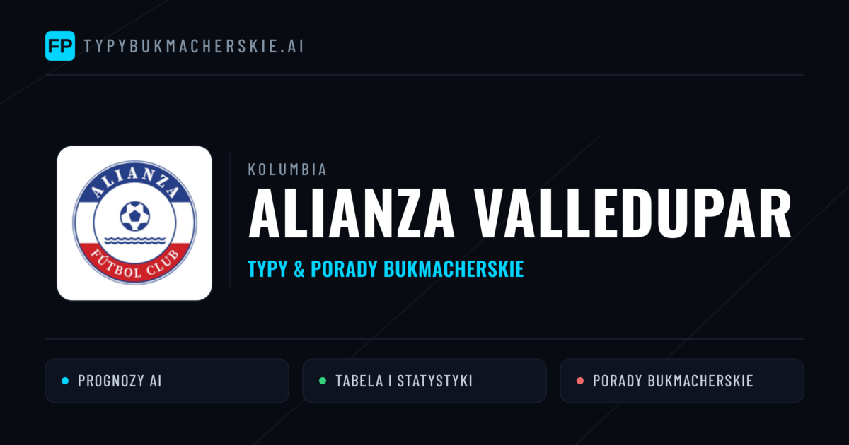 Alianza Valledupar Typy i statystyki
