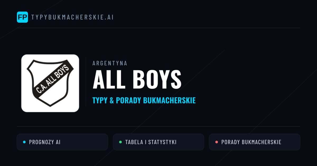 All Boys Typy i statystyki