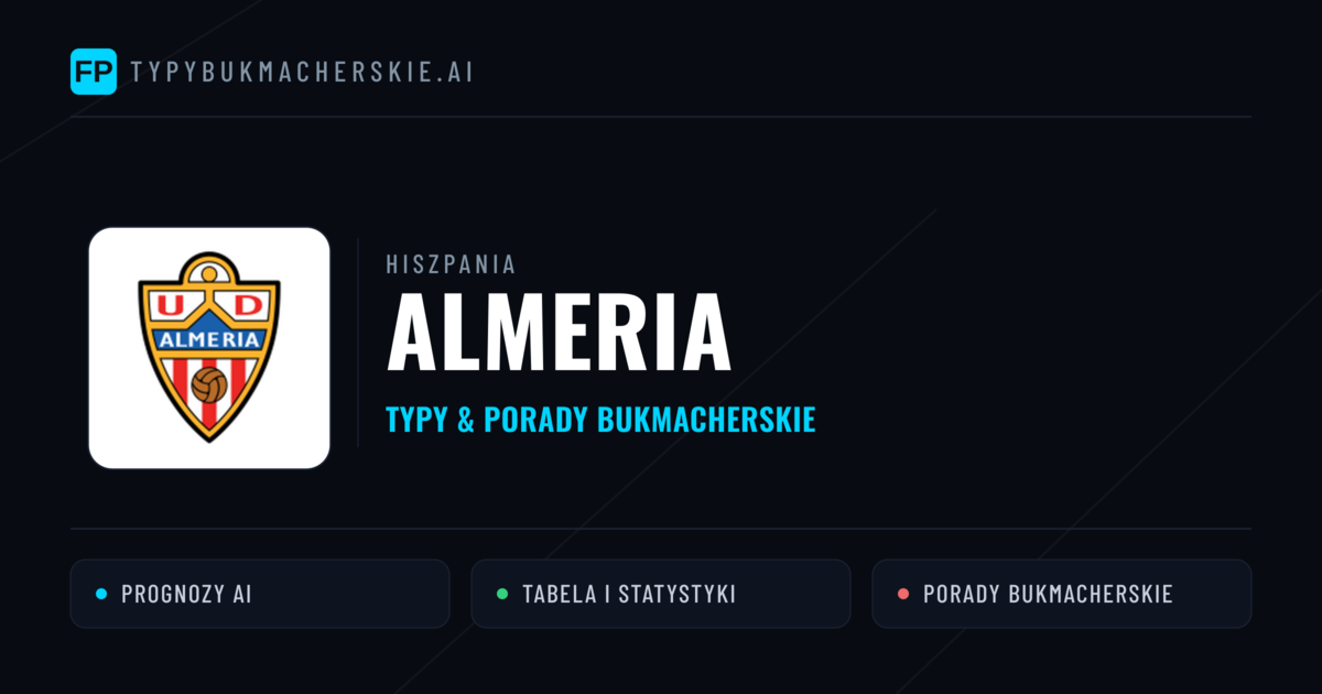 Almeria Typy i statystyki