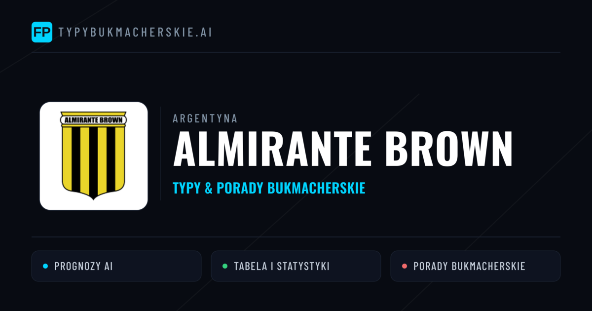 Almirante Brown Typy i statystyki