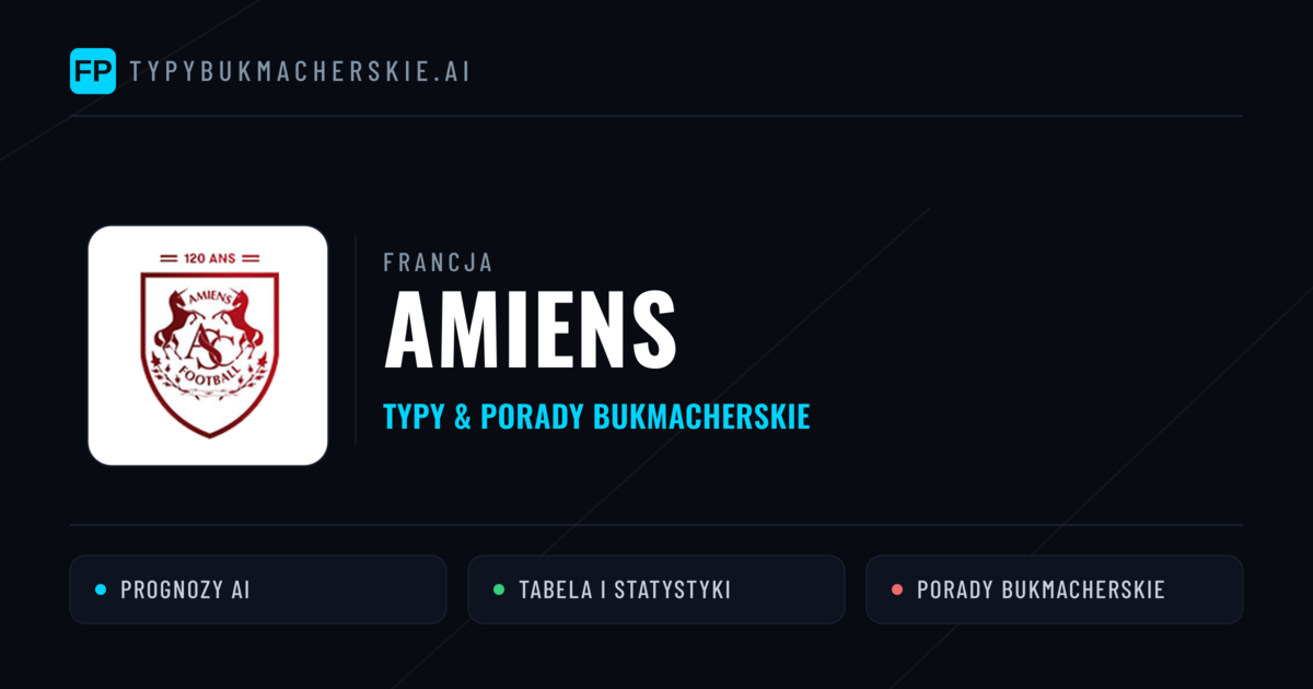 Amiens Typy i statystyki