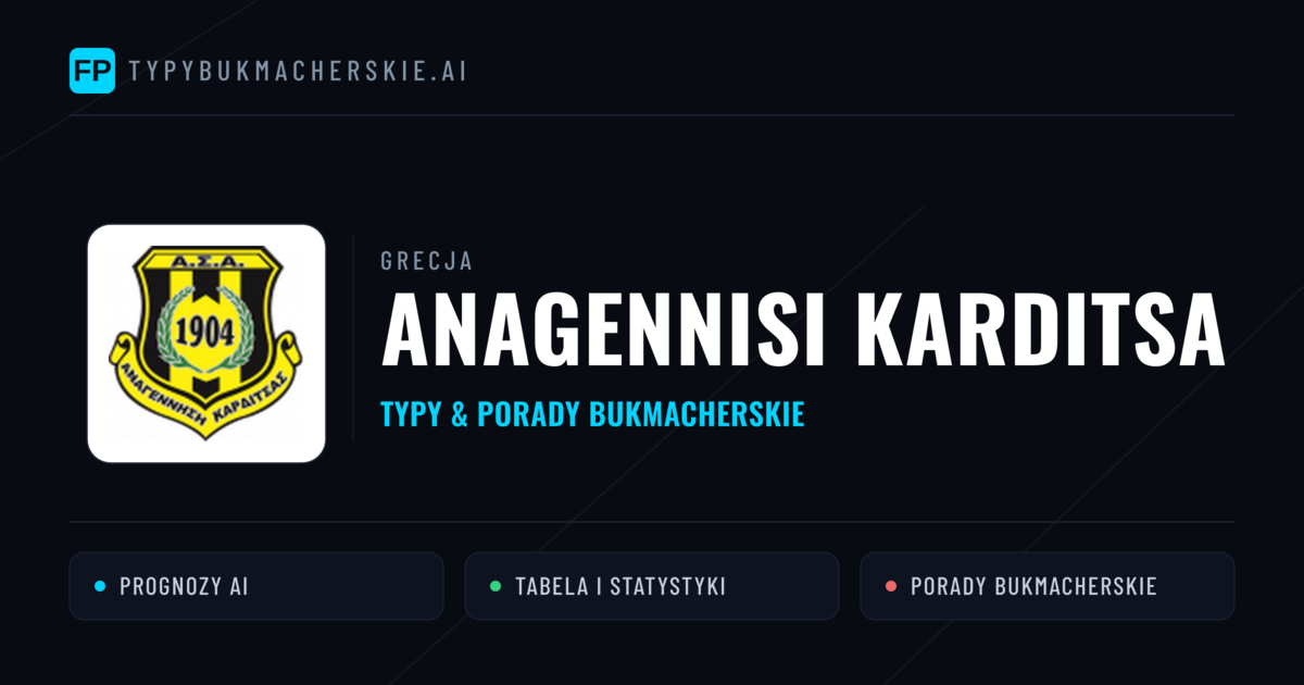 Anagennisi Karditsa Typy i statystyki