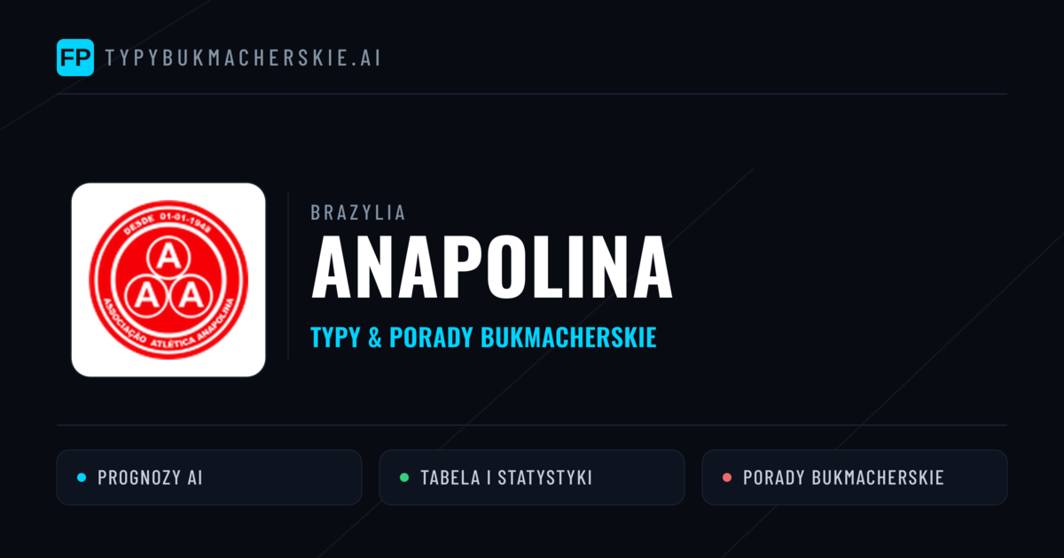 Anapolina Typy i statystyki