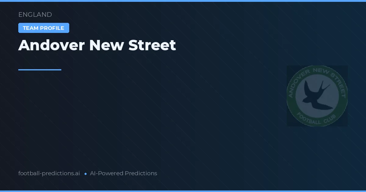 Andover New Street Typy i statystyki