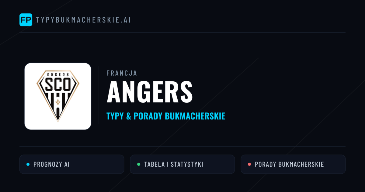 Angers Typy i statystyki