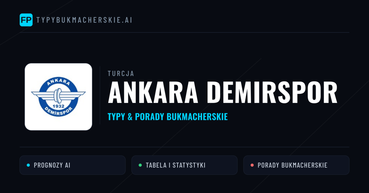 Ankara Demirspor Typy i statystyki