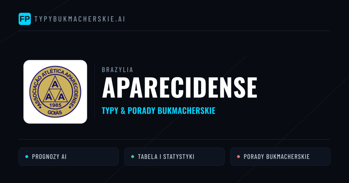 Aparecidense Typy i statystyki
