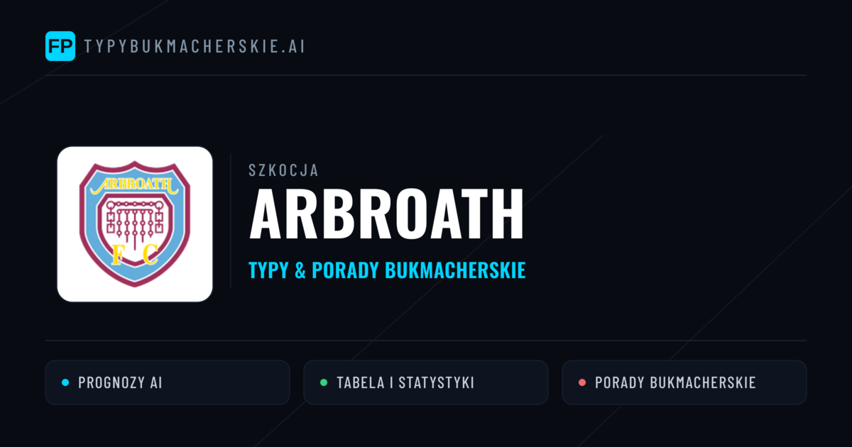 Arbroath Typy i statystyki