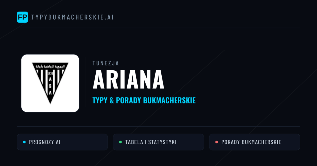Ariana Typy i statystyki
