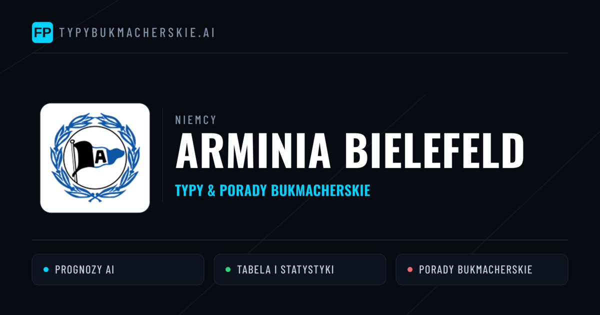 Arminia Bielefeld Typy i statystyki
