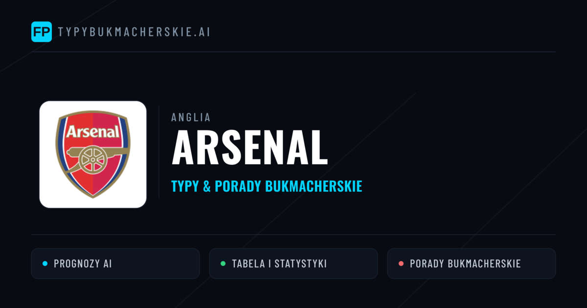 Arsenal Typy i statystyki