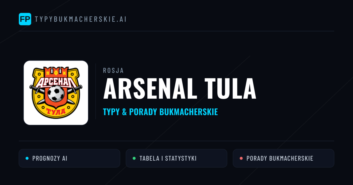 Arsenal Tula Typy i statystyki