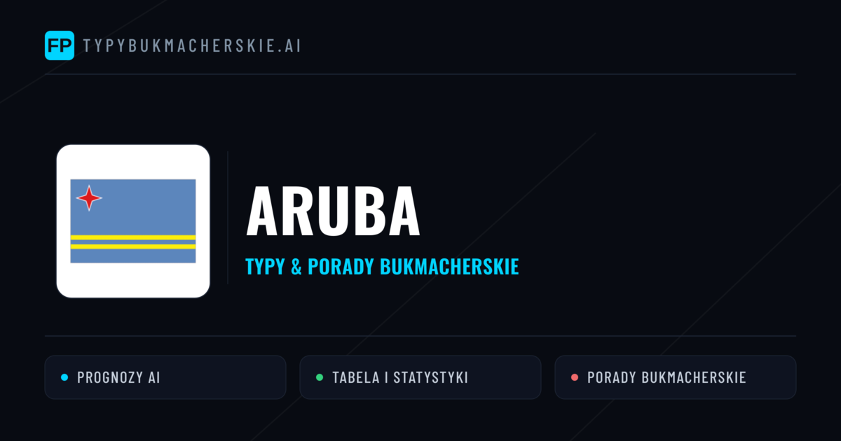 Aruba Typy i statystyki