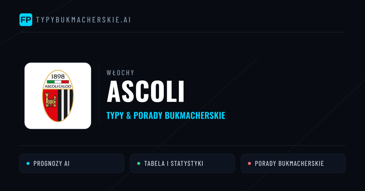 Ascoli Typy i statystyki