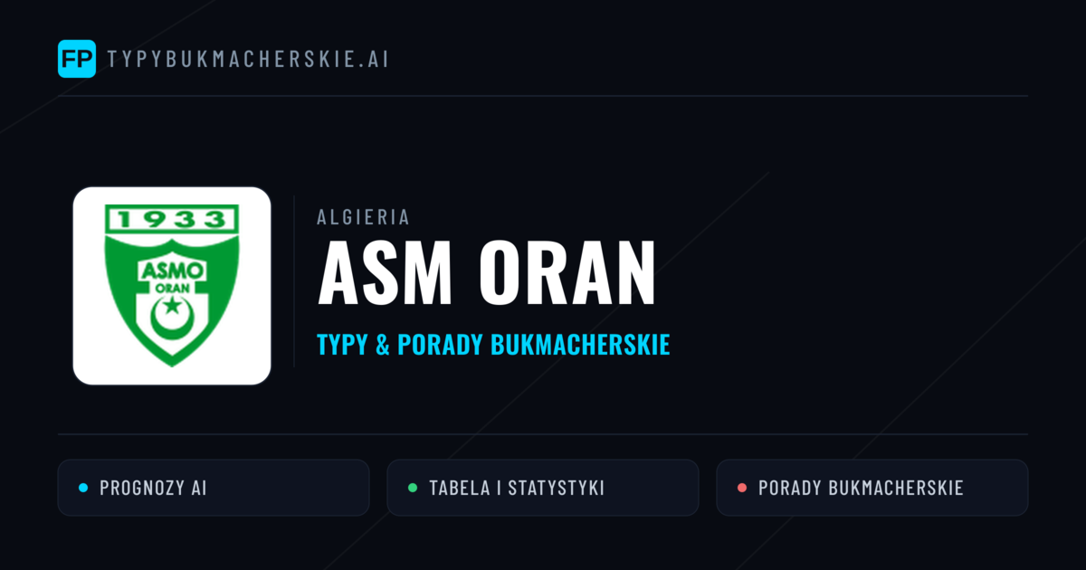 ASM Oran Typy i statystyki